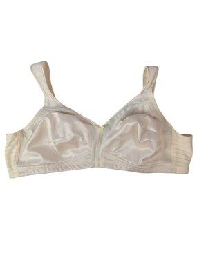 Playtex 18 Hour Wirefree Bra Light Beige 44B Soft Cup Comfort Strap Wide #4013